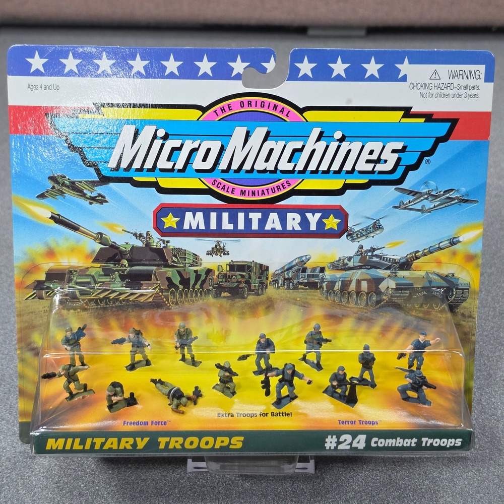 Micro Machines Military Troops #24 Combat Troops New Galoob 1998 Vintage Figures